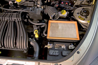 Remove Old Air Filter