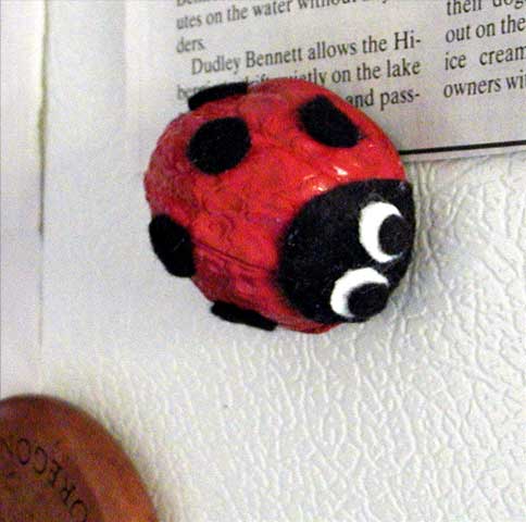 Ladybug Refrigerator Magnet