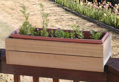 Deck Rail Planter