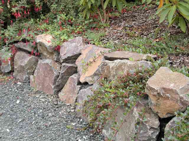 Rock Retaining Wall