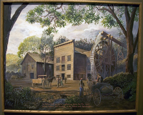 Bale Grist Mill Painting